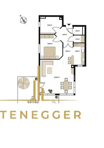 Ein Zuhause zum Verlieben – Gartenwohnung in Toplage