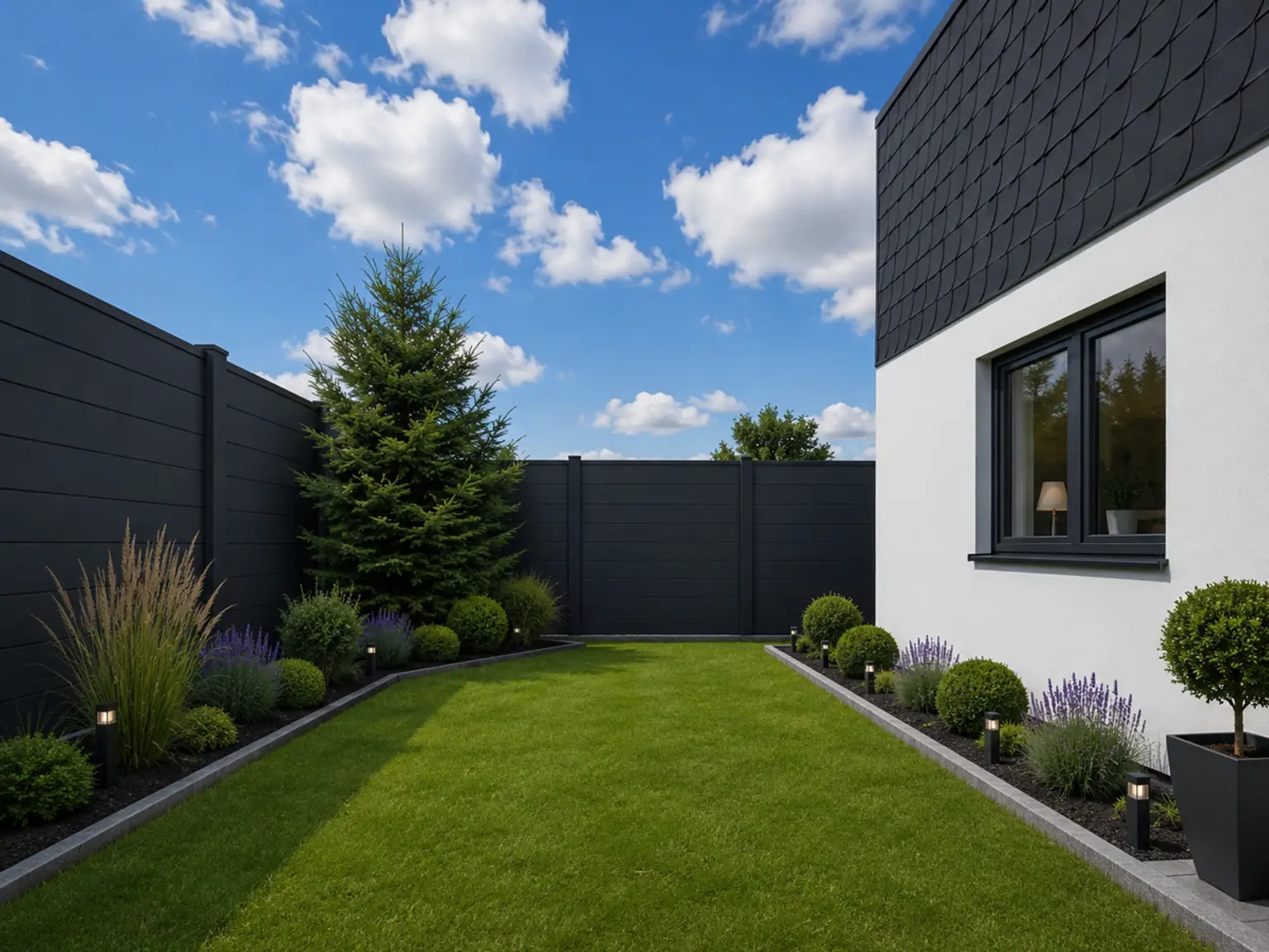 Gartenansicht Beispiel KI