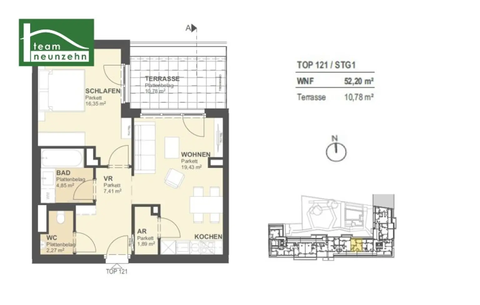 Das Arakawa – Wohnoase in Bestlage direkt bei der U1. - WOHNTRAUM