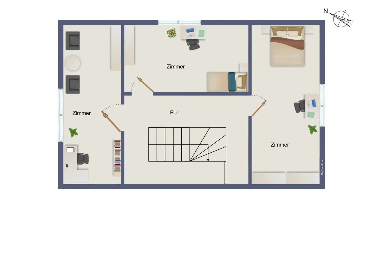 Grundrissplan DG