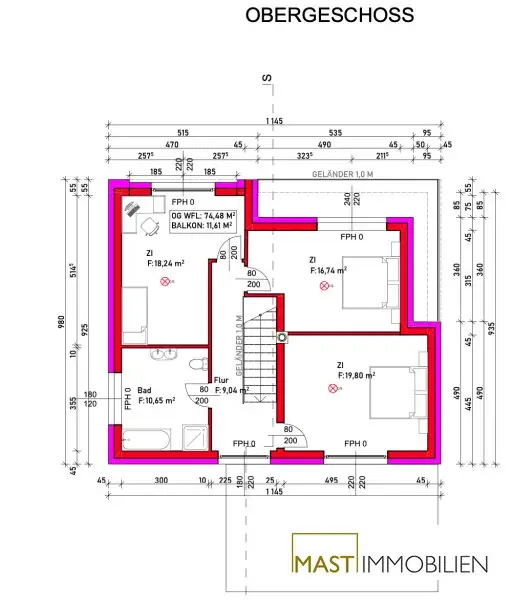 ERSTBEZUG - Modernes Einfamilienhaus mit 148 m² Wohnfläche, Balkon, Terrasse & 2 PKW-Stellplätzen in Strasshof – belagsfertig!