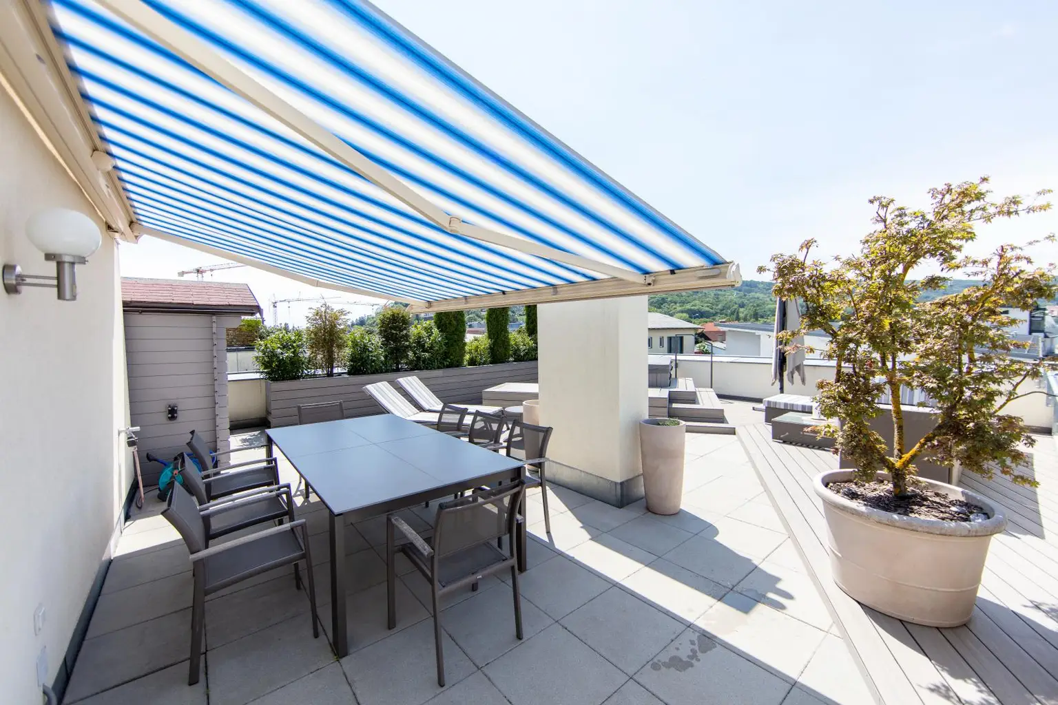 Dachterrasse - Beschattung