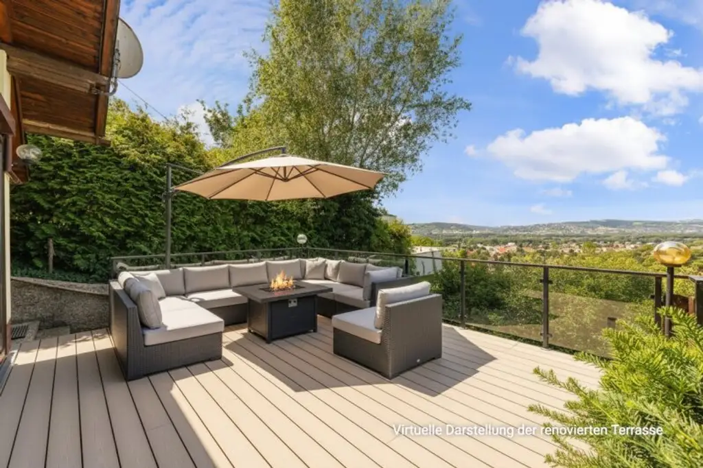 Direkte Wien-Nähe und atemberaubender Fernblick! Premium-Lage Langenzersdorf!