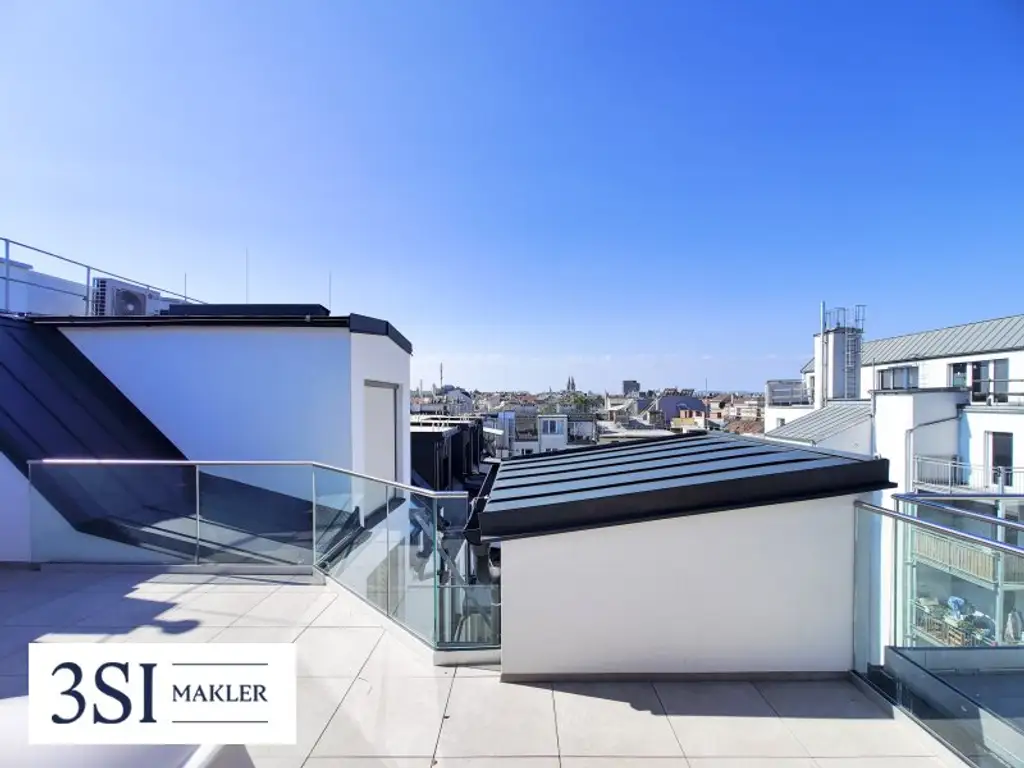 Hochwertiger Dachgeschosstraum mit Terrasse und Weitblick nahe AKH und St. Anna Kinderspital