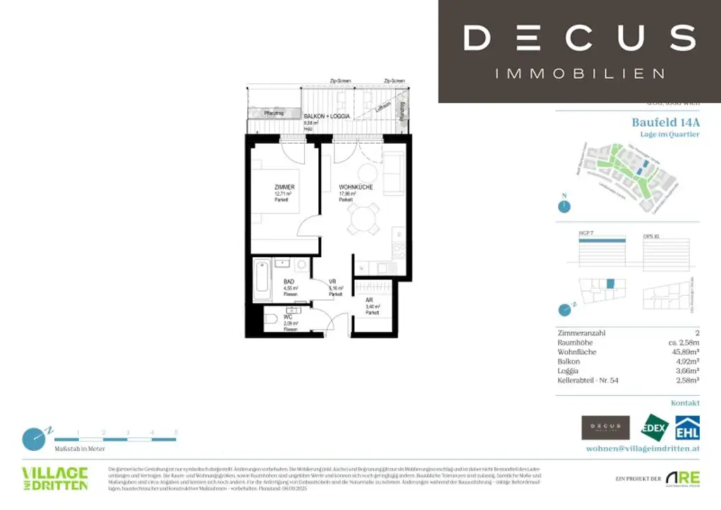 | NATÜRLICH DRAUSSEN | BF 14A | ANLEGER | VILLAGE IM DRITTEN | FERTIGSTELLUNG 2027