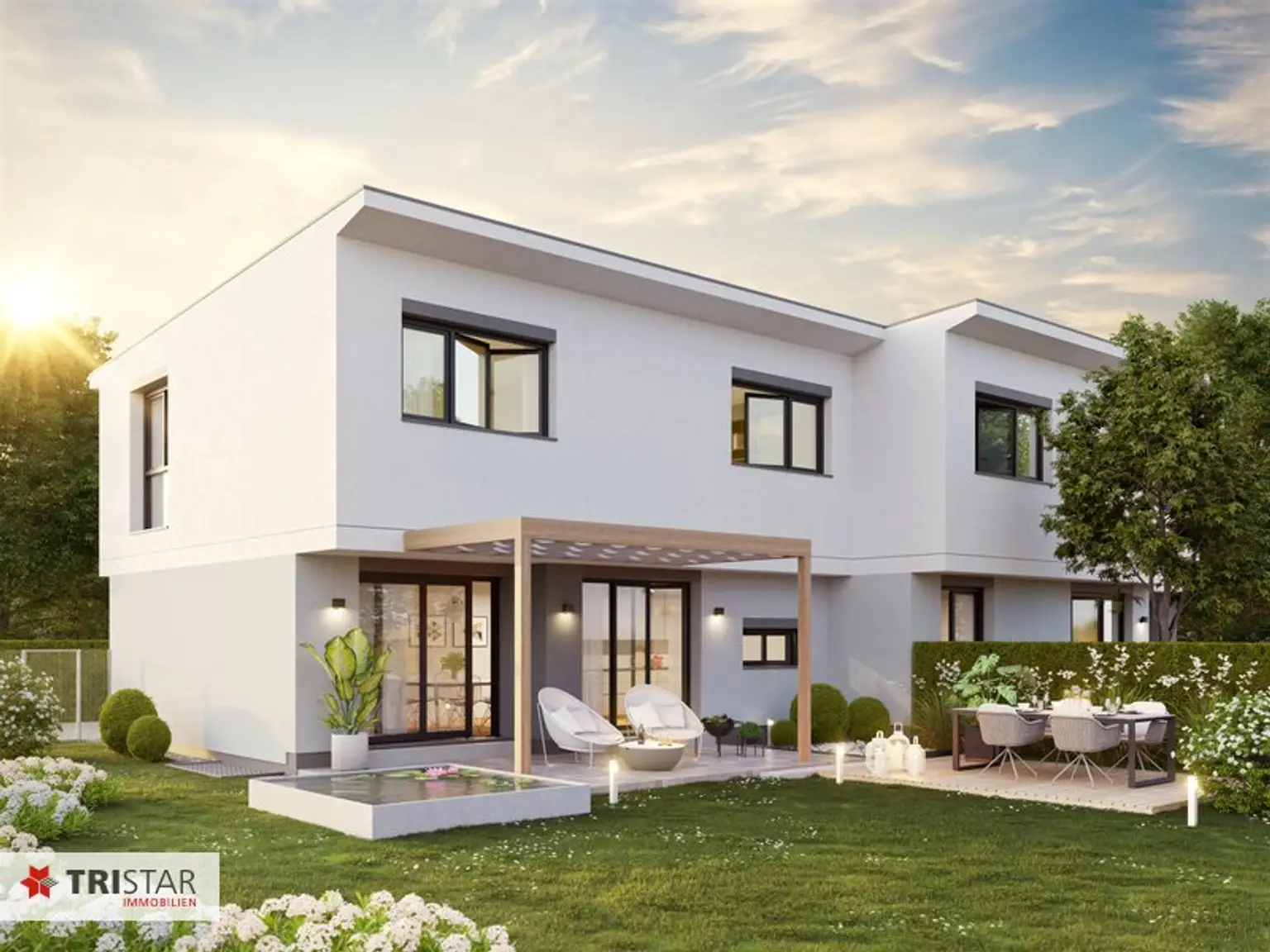 Moderne Doppelhaushälfte in Wien – Erstbezug mit Garten und Terrasse! Ideal für Familien!