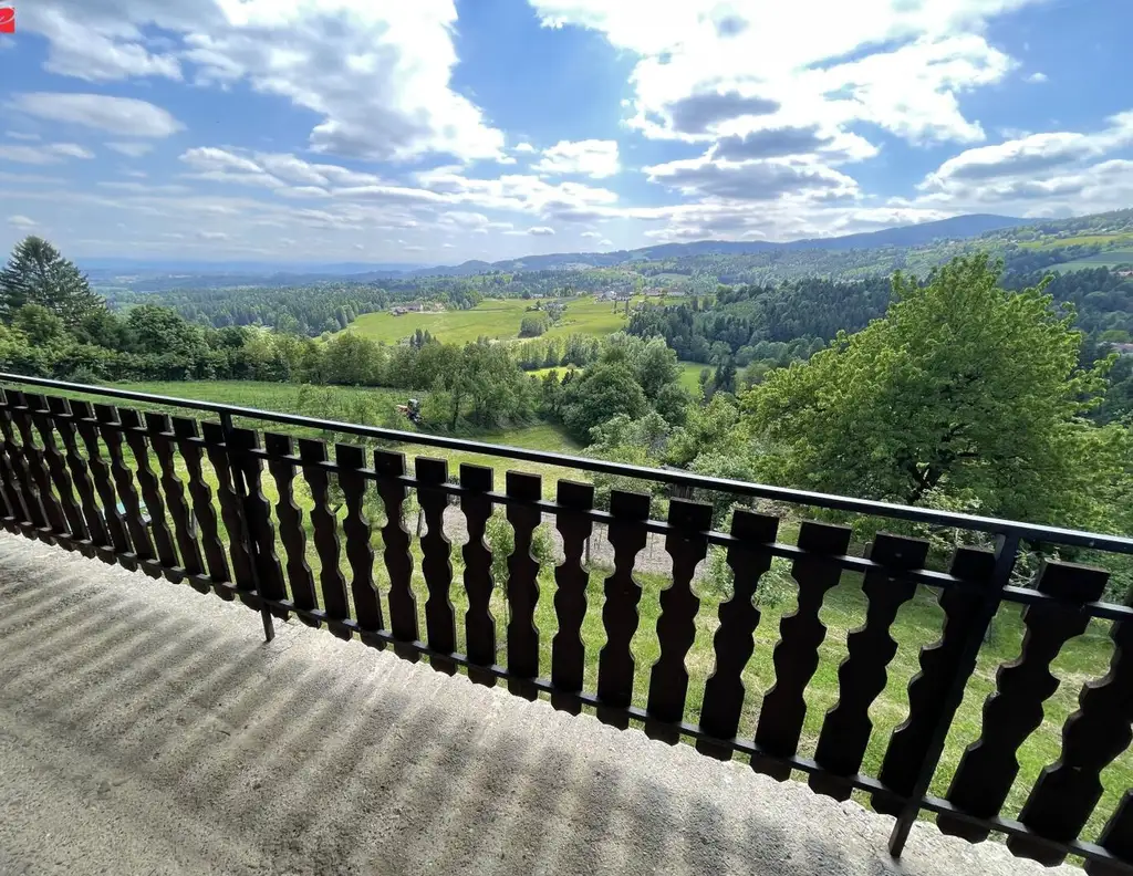 10 Minuten nach Lannach: Haus mit attraktiver Aussicht