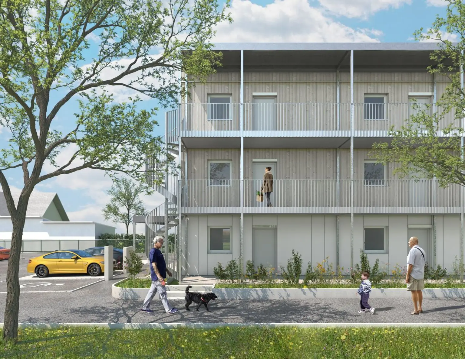 Neubauprojekt Holzblock in der Völkermarkterstraße in Klagenfurt - PROVISIONSFREI