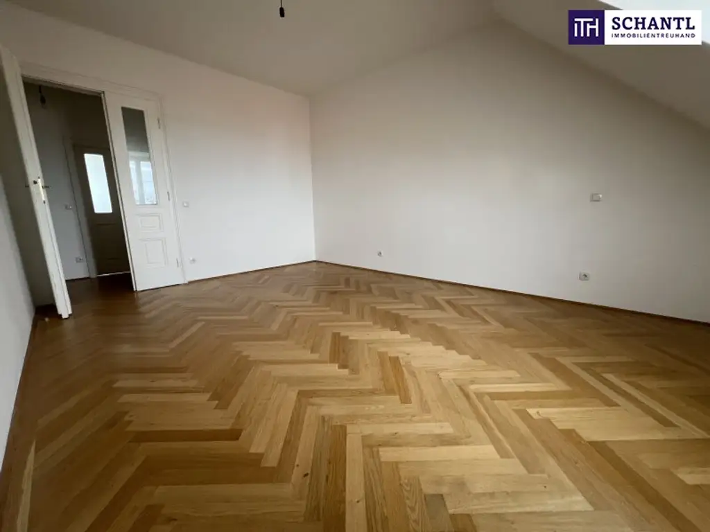 Da ist er – Ihr Wiener Wohntraum! Altbaujuwel im letzten Stock mit Balkon & Klima – jetzt zugreifen!