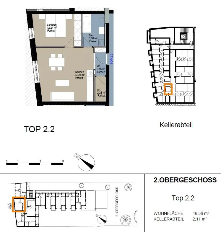 Zentrale 2-Zimmer-Wohnung im Herzen von Wels
