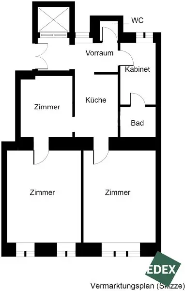 Altbauwohnung mit 68 m² zum Sanieren – ruhige Lage im 10. Bezirk