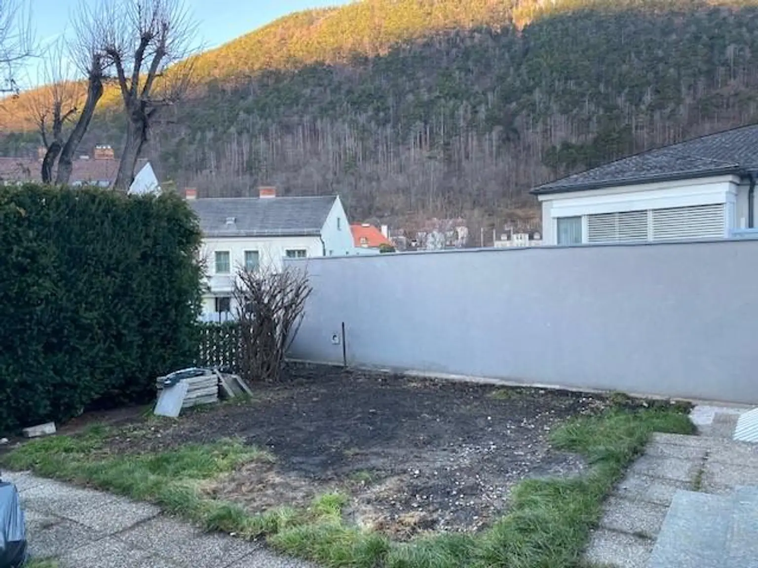 uneinsehbarer Garten