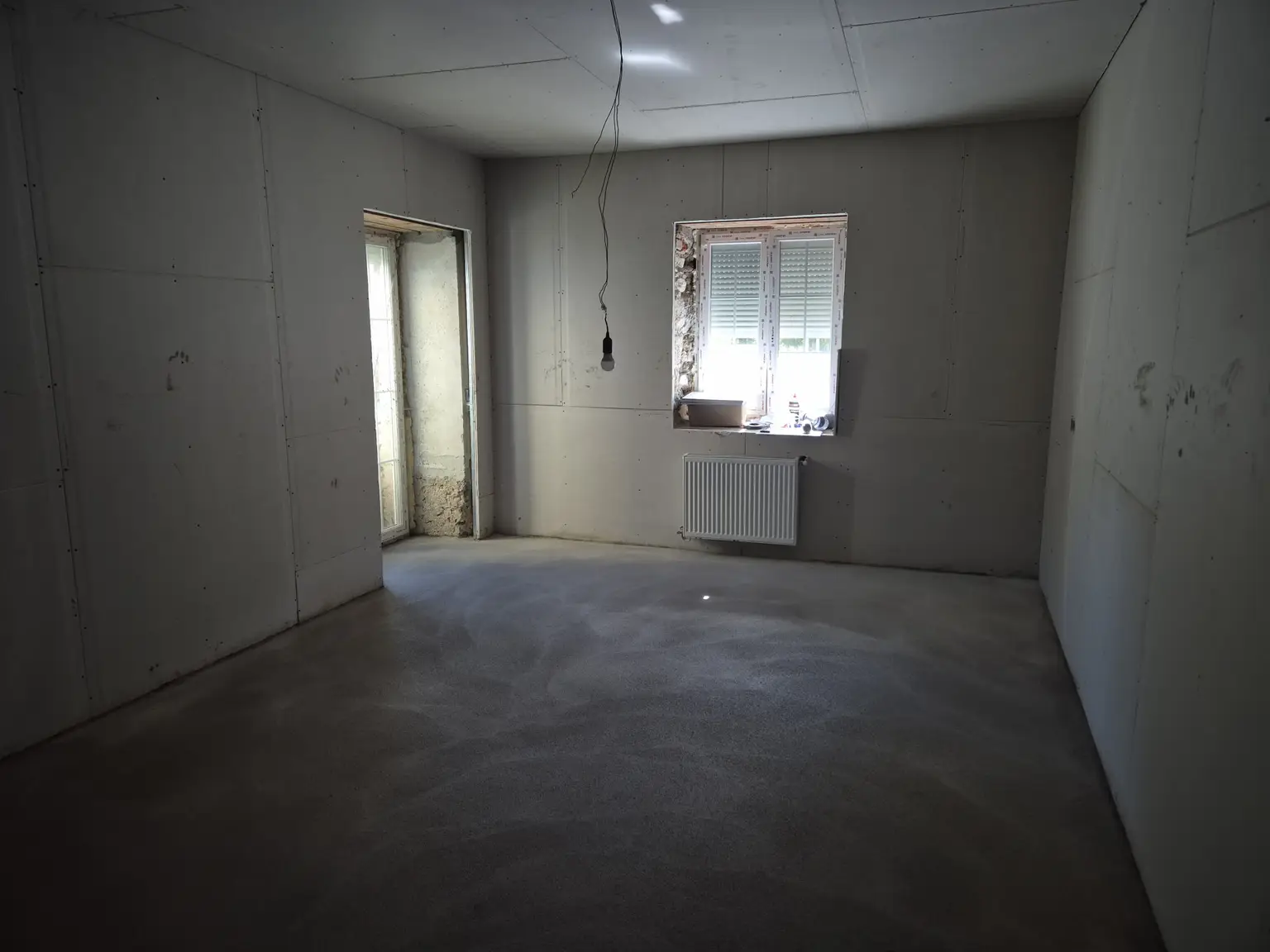 Wohnzimmer Rohzustand Mai 2026