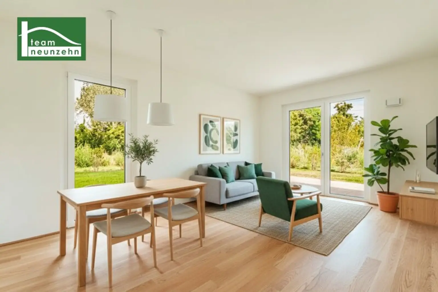 Neubauprojekt im Niedrig-Energie-Standard im grünen Hirschfeld – Naturnah wohnen - Provisonsfrei!