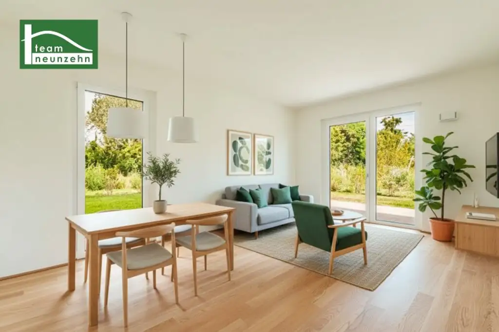 Neubauprojekt im Niedrig-Energie-Standard im grünen Hirschfeld – Naturnah wohnen - Provisonsfrei!