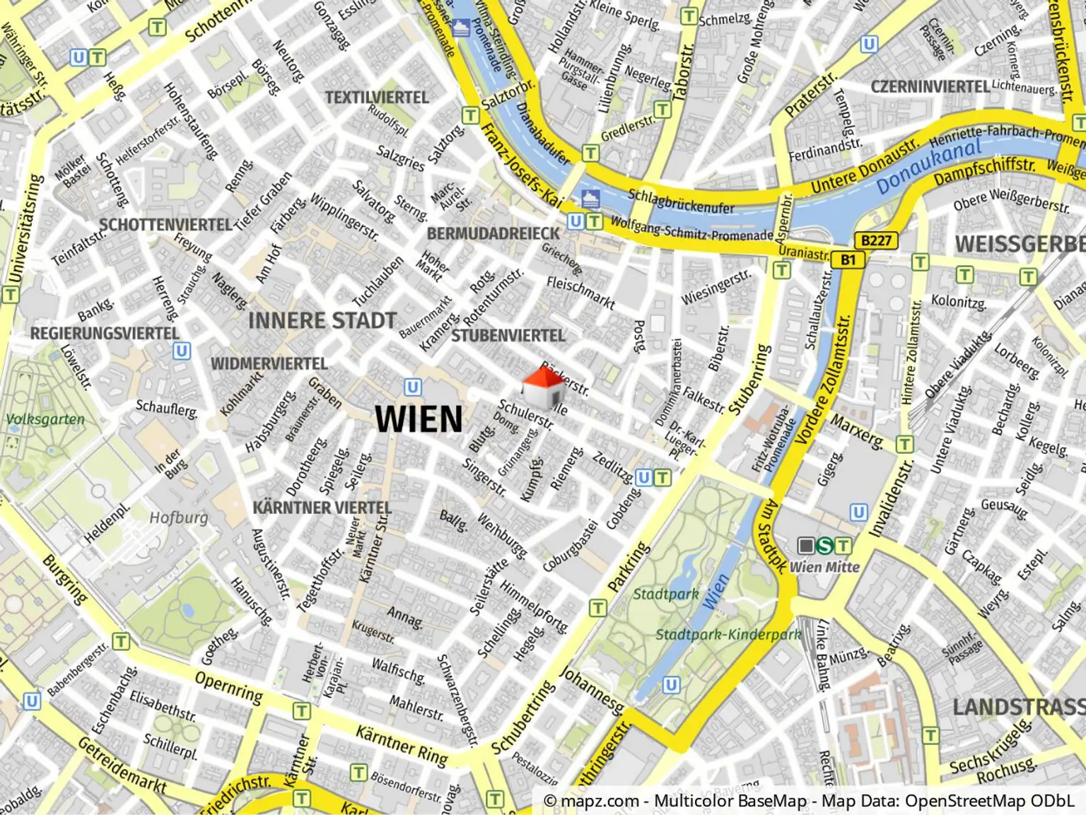 Geolyzer Kartenausschnitt