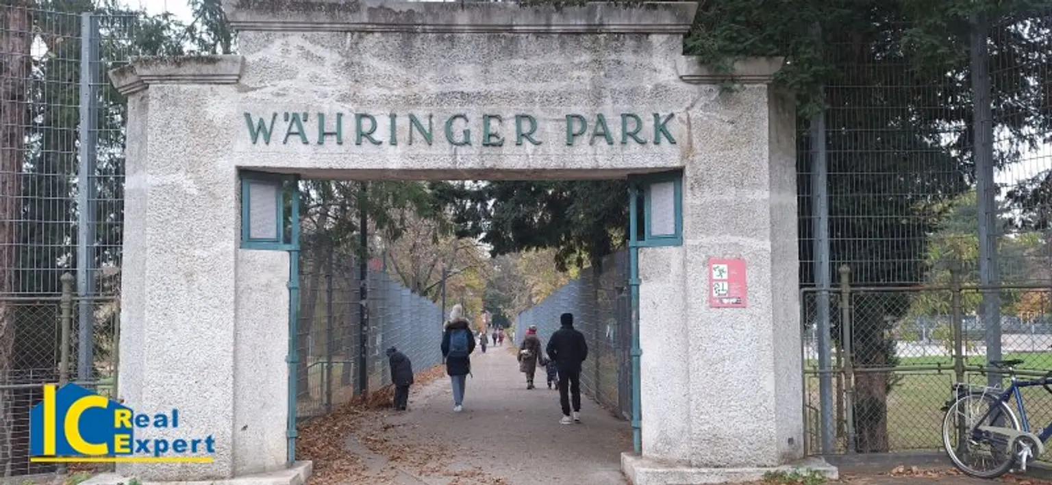 Währinger Park ganz nahe