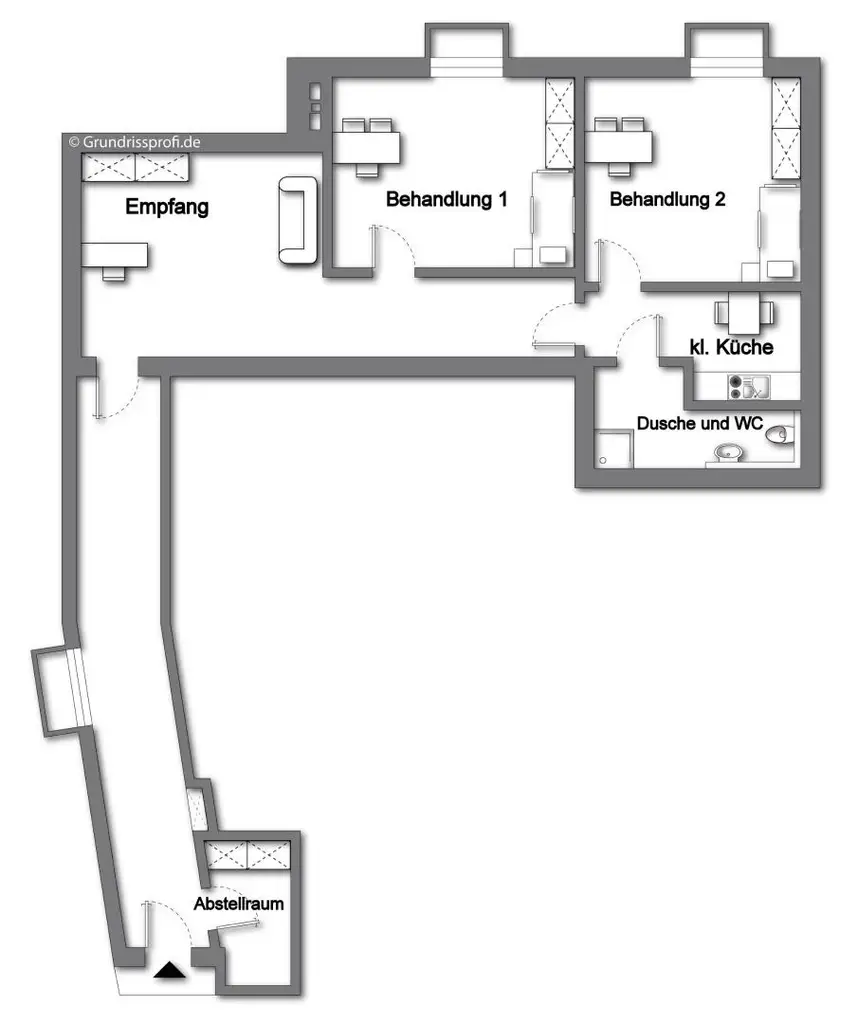 Praxisräumlichkeiten barrierefrei in 1190 Wien – ideal für Therapeuten, Masseure oder Privatordination!