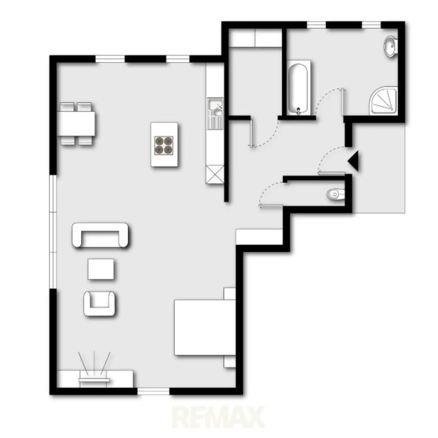 Plan der Wohnung
