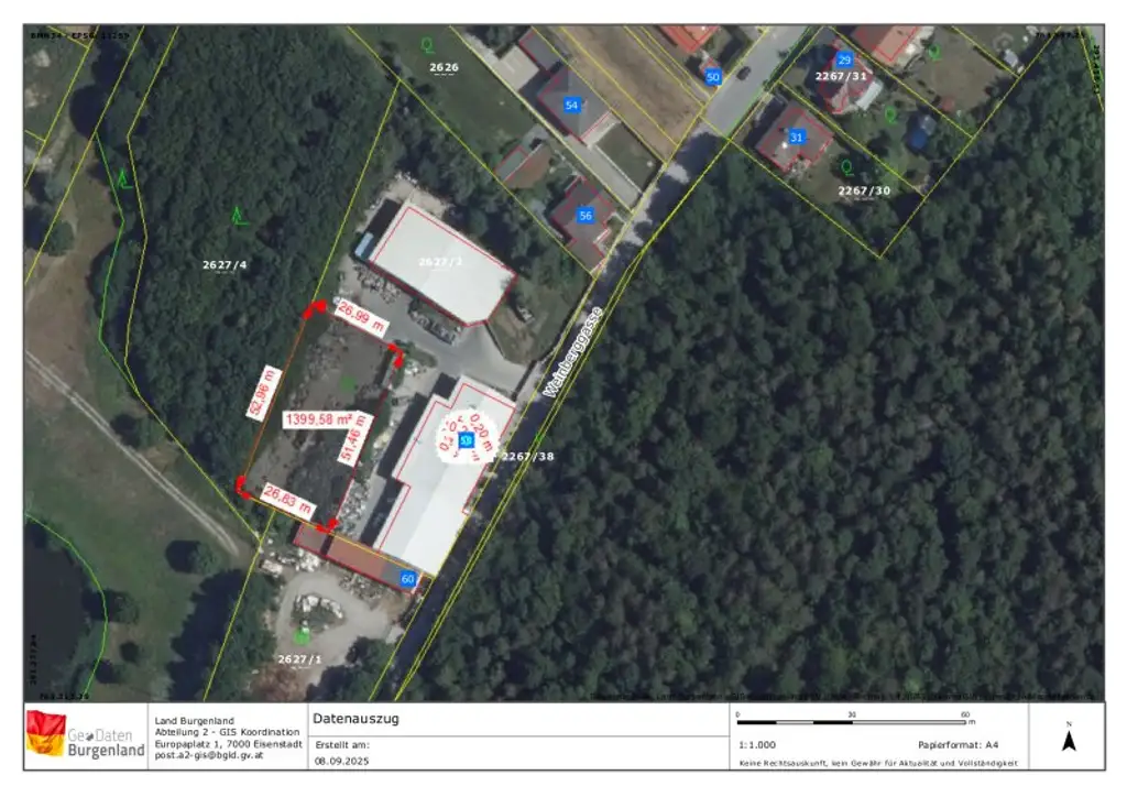 217 m² HALLE und 1.525 m² AUSSENFLÄCHEN FÜR LAGER/WERKSTATT -- NÄHE SIEGENDORF/EISENSTADT!