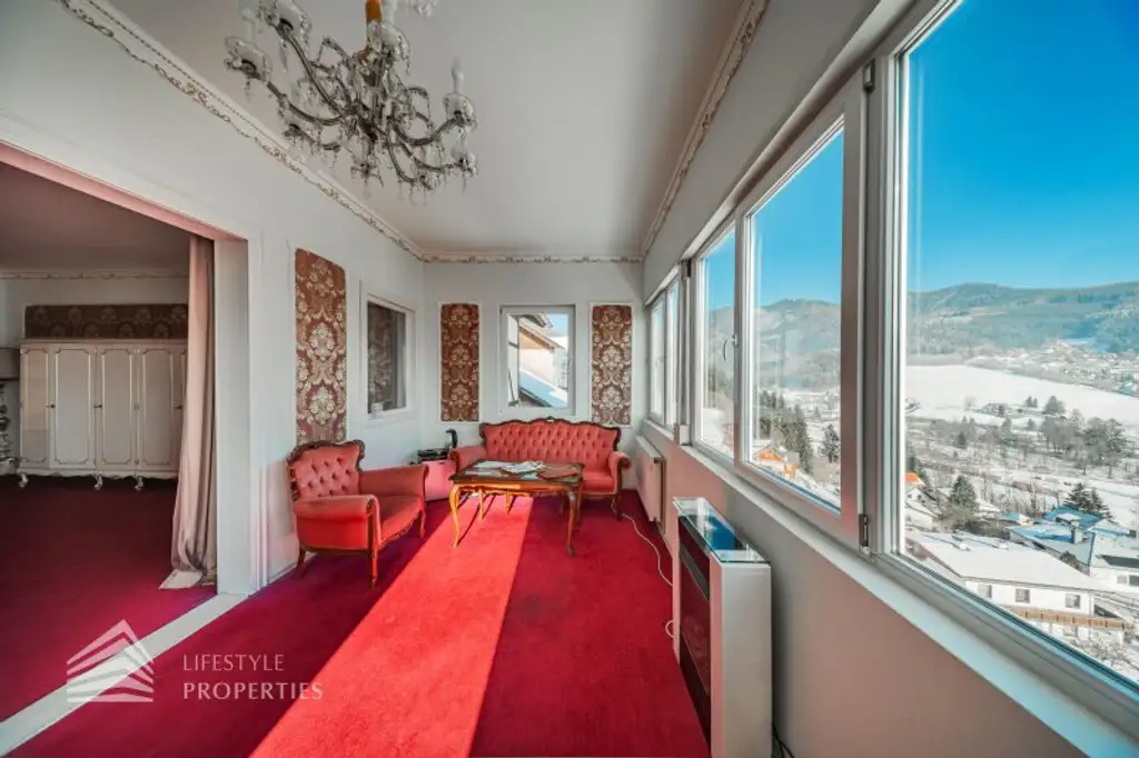 Historisches Hotel mit Restaurant & großzügigem Privatbereich – im Erholungsgebiet Semmering