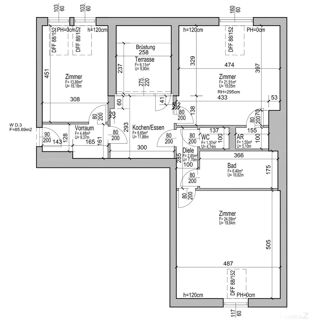 Grundriss Top 4.3