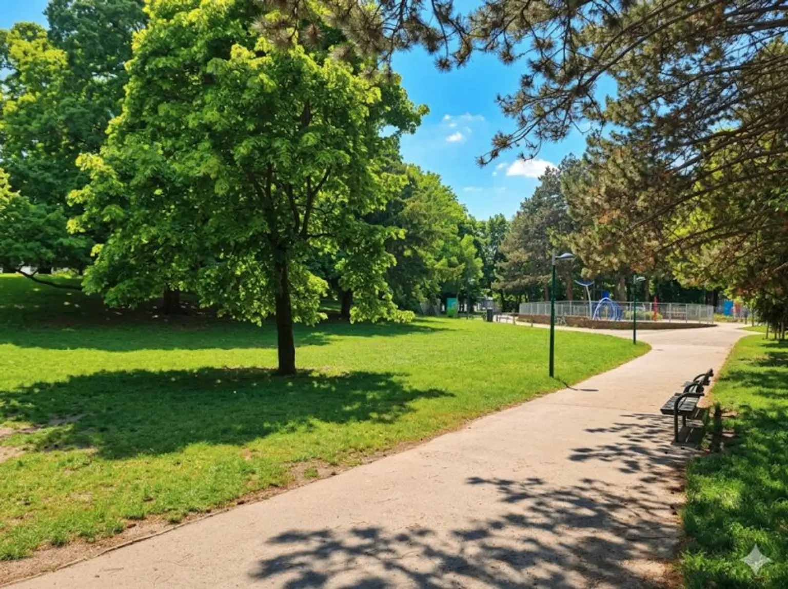 Baumgartner-Casino-Park mit Spielplatz