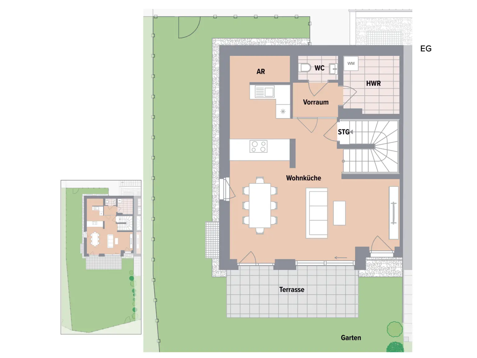 Baubeginn Erfolgt! Provisionsfrei und direkt vom Bauträger! Neubau-Doppelhaushälfte in Unterpremstätten!