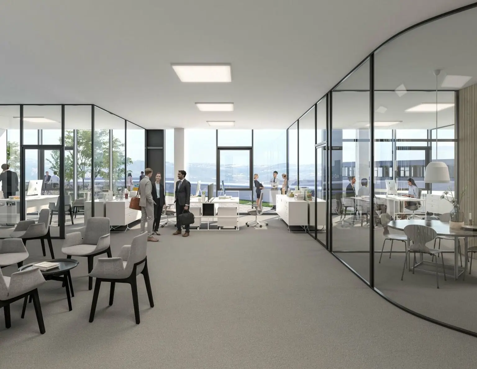 Frei Büroflächen am Campus "TECHBASE LINZ" gesamt (Flächen ab 400m² verfügbar)
