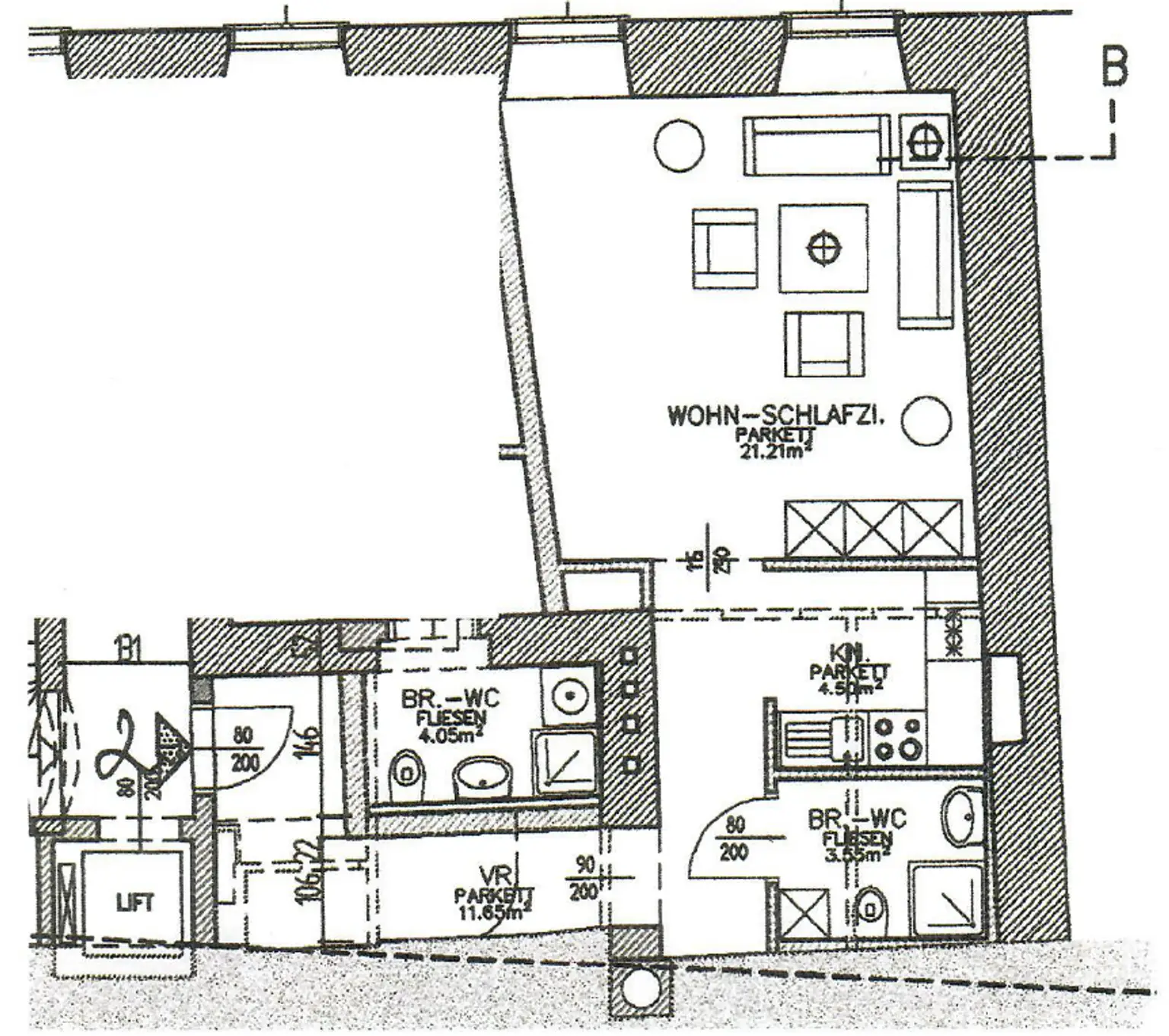 Grundriss (nicht Maßstabsgetreu)