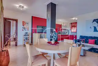 Finca-Apartment-Wohnzimmer-und-Küche-Playa-San-Juan-Teneriffa-4
