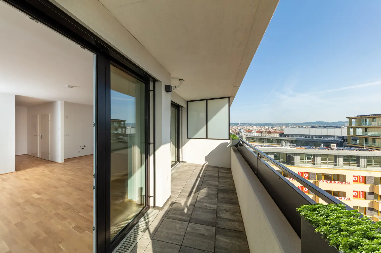 Dachgeschoss-Maisonette mit Garten direkt bei U1 Hauptbahnhof - Neubau Erstbezug + Jahreskarte Öffis