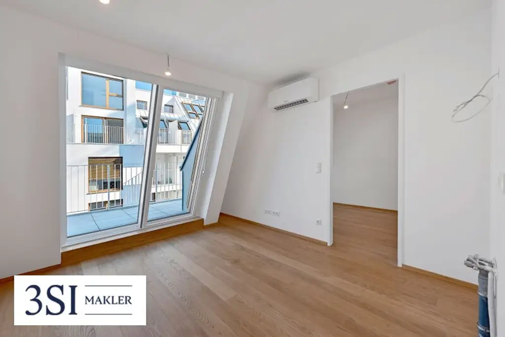The Temptation: Smarte 2-Zimmer-Dachgeschoßwohnung mit großzügiger Terrassenfläche mit Blick in den ruhigen Innenhof