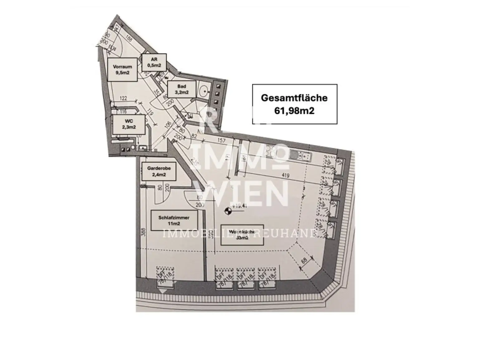 Charmante Stadtwohnung mit Premium-Ausstattung – 64 m² im 2. Bezirk