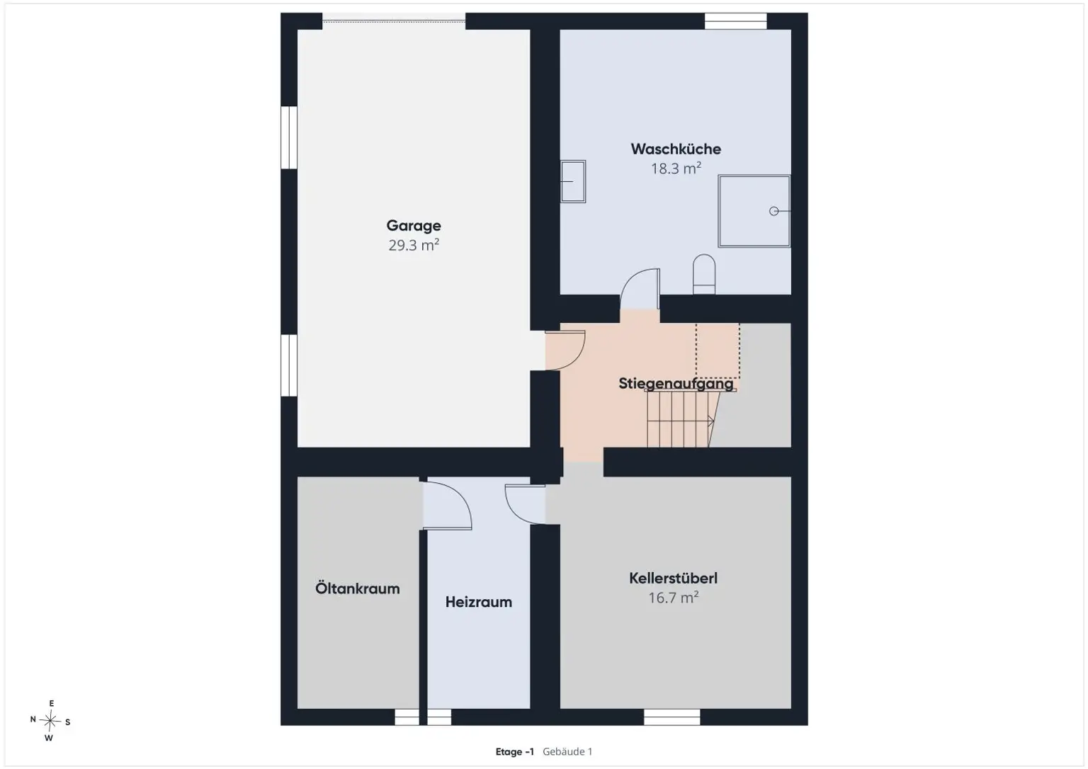 Hauptgebäude KG Plan