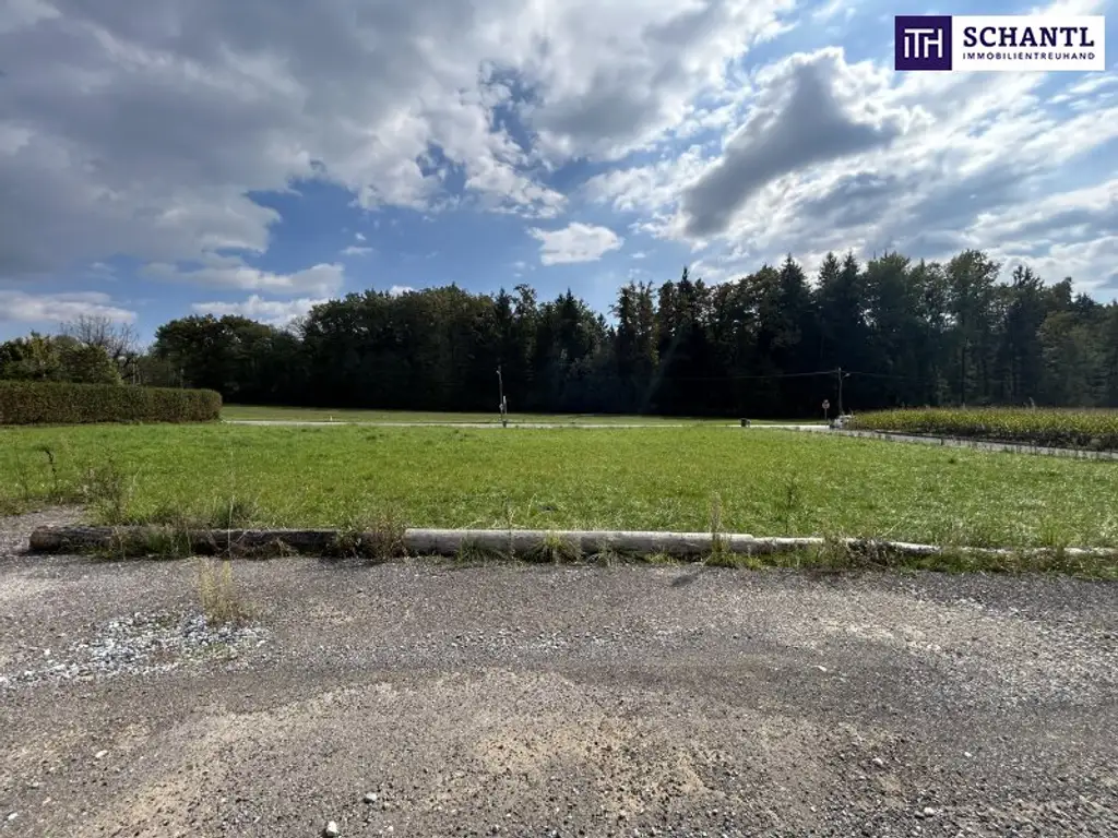 FABELHAFTES Grundstück! VOLLERSCHLOSSENES und FLACHES BAUGRUNDSTÜCK! TOP Anbindung! IDYLLISCHE Umgebung!