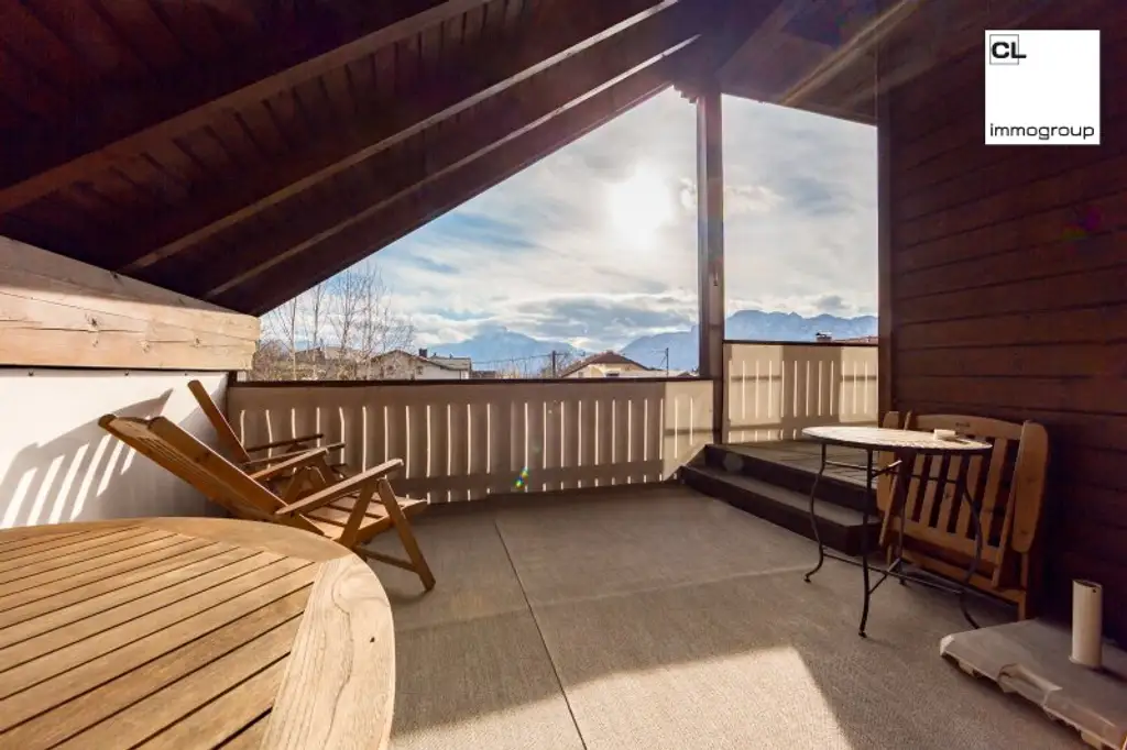 Mondsee Top Lage: Exklusive Maisonette-Dachgeschosswohnung mit 3 Balkon- und Terrassenbereichen