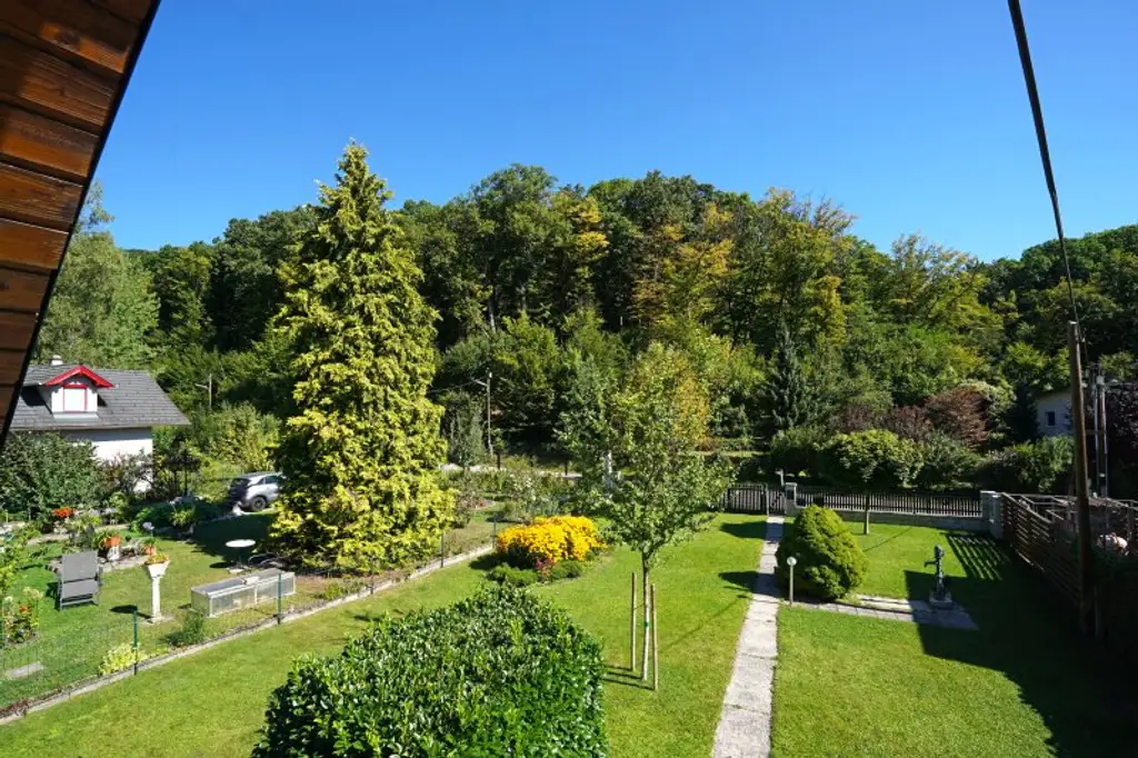 Reizvolles Holzhaus (gedämmt, verputzt) in ruhiger, naturnaher Lage - Neubaupotenzial!