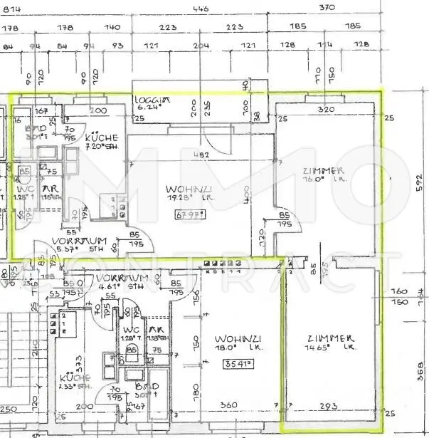 Lichtdurchflutete, renovierungsbedürftige 3-Zimmer-Wohnung mit großer Süd-Loggia