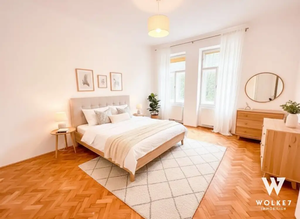 Altbauflair trifft optimale Raumaufteilung – 3,5-Zimmer-Wohnung in gepflegtem Stilhaus im Nibelungenviertel