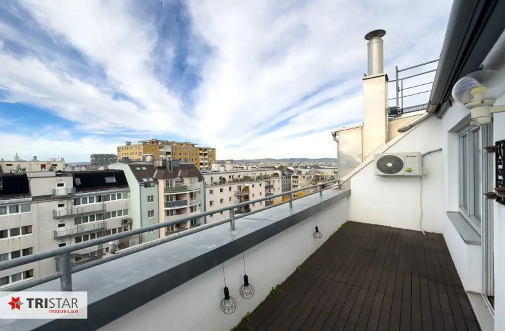 4-Zimmer-Dachtraum mit Südwest-Terrasse & Weitblick & Garage