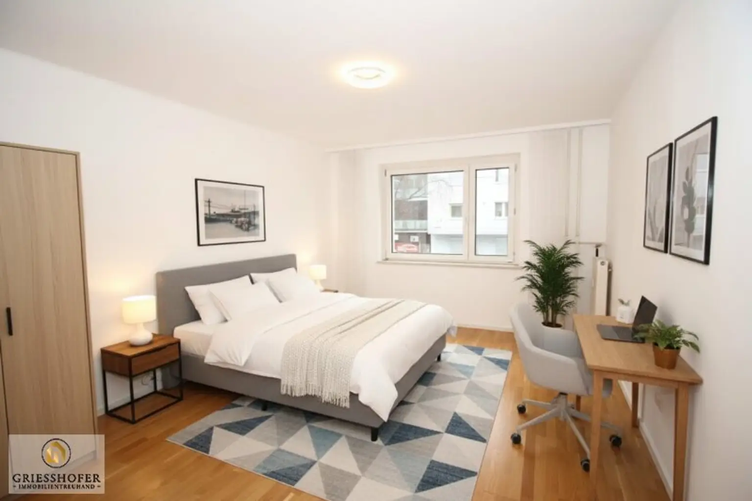 Beispiel Schlafzimmer möbliert nachher