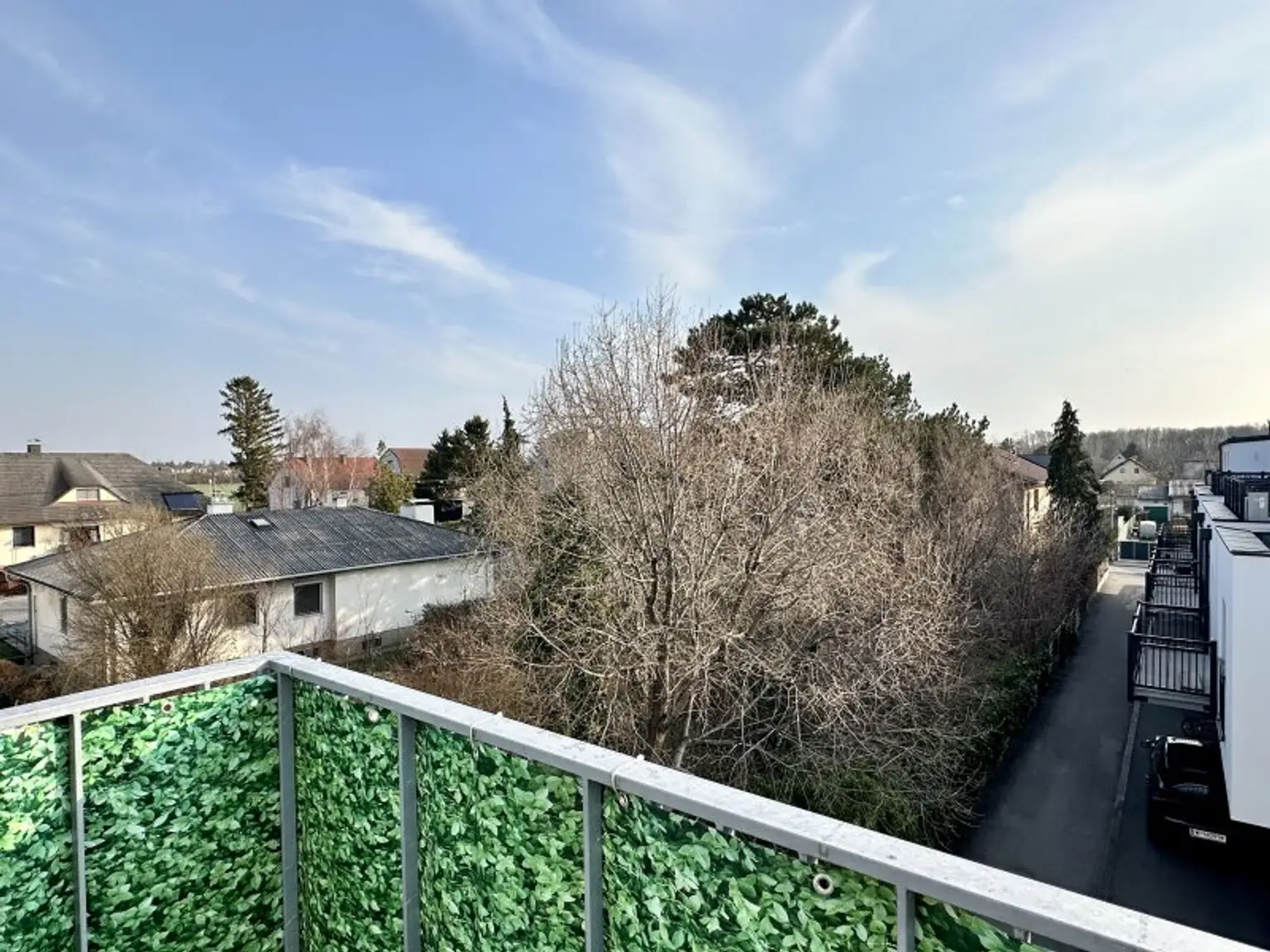 Ausblick Terrasse Dachgeschoss