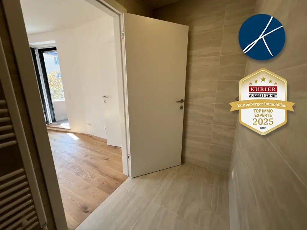 *Superprojekt: ''Über den Baumwipfeln" Top 44 Erstklassige 2-Zimmer Loggia-Wohnung + TRAUMHAFTE SÜDAUSRICHTUNG mit Blick auf die Kastanienbäume