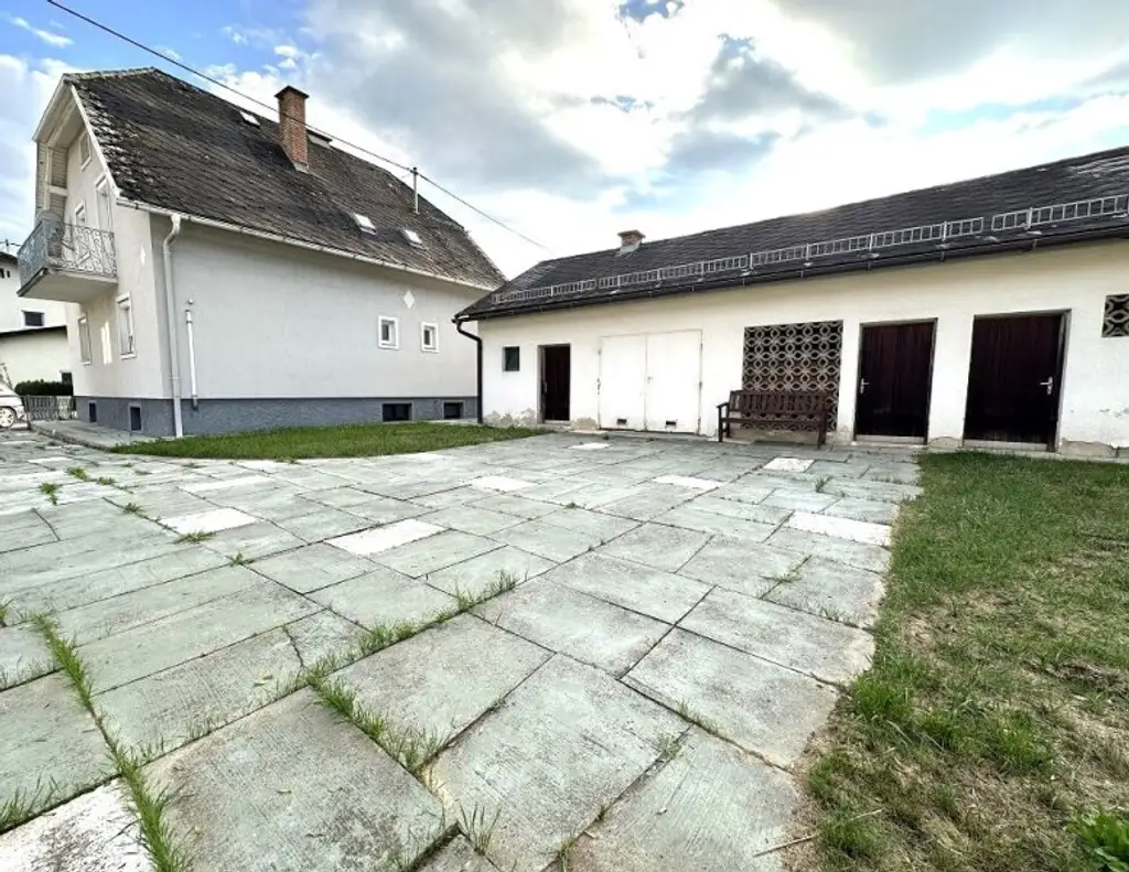 WOLFSBERG - SANKT THOMAS, 160 m2 Einfamilienhaus mit Potential, Vollkeller, 1139 m2 Grundstück, Wirtschaftsgebäude