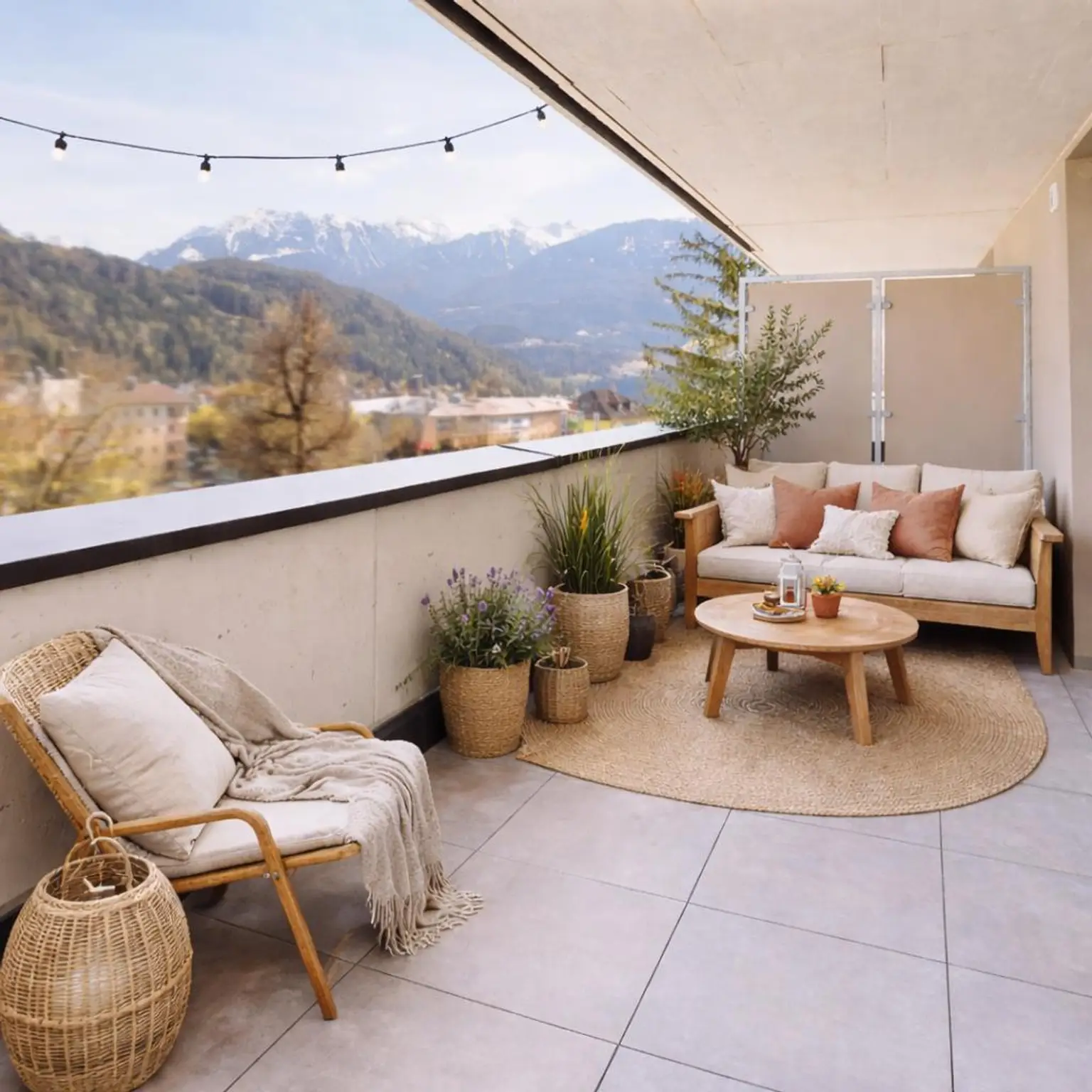 Wohnung - Balkon Visualisierung