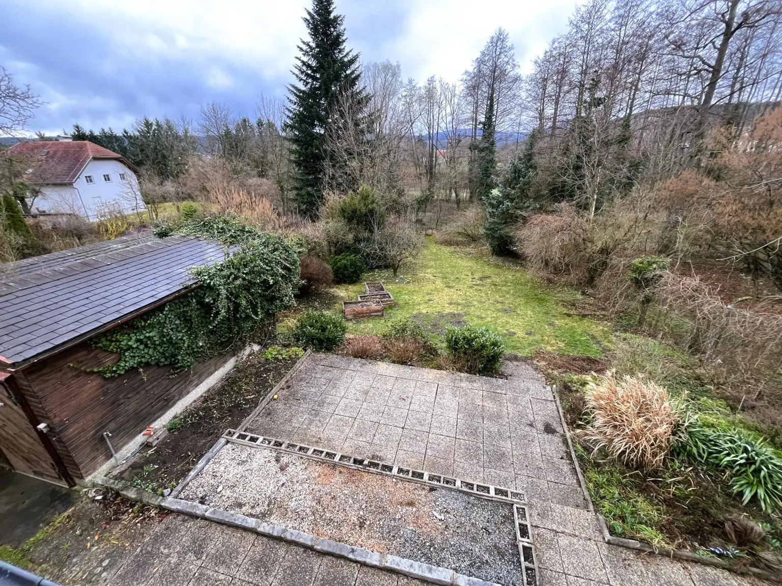 Blick in den Garten - Beispielfoto