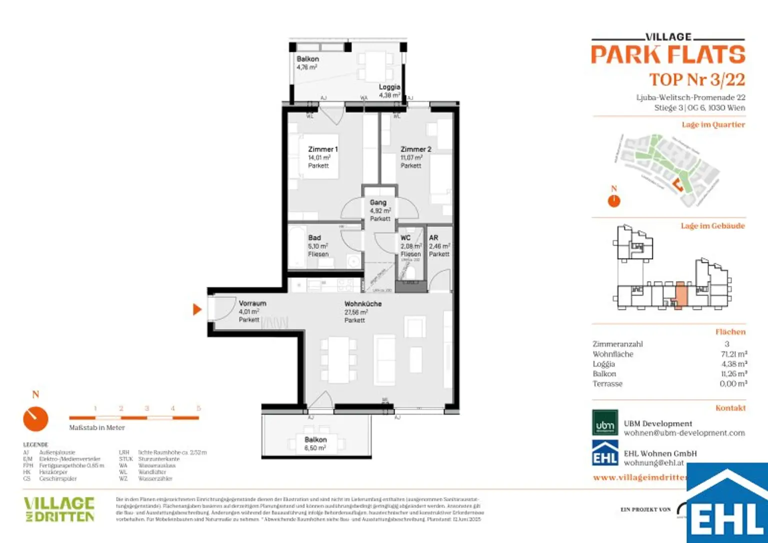 Parknähe und Urbanität – Ihr Anlageobjekt bei den PARK FLATS