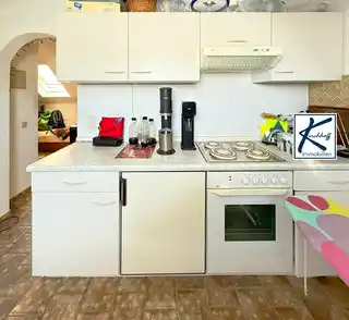 Küche im Dachgeschoss