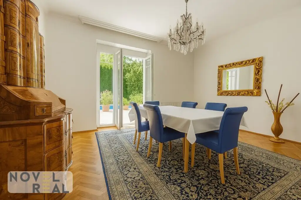 Exklusive Villa mit privatem Pool und idyllischem Garten in Toplage von Wien-Hietzing!